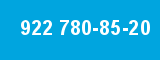 922 780-85-20